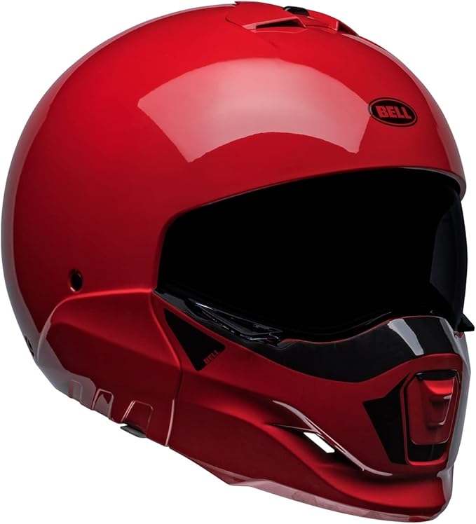 Bell Broozer Helmet (Duplet Gloss Red - Small)