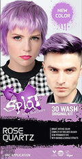 Splat Rose Quartz Semi Permanent Hair Dye Kit with Bleach, 1 Application, Includes Pink Hair Dye, Oxide & Bleach Powder, Vegan & Cruelty Free Hair Color