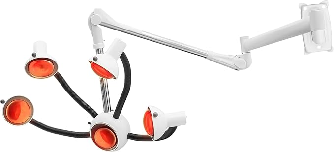 5-Head Infrared Hair Dryer, 750W Professional Hair Steamer Styling Perming Dryer, 110V Adjustable Temperature Salon Heat Lamp, Hair Color Processor Accelerator Heater Lamp