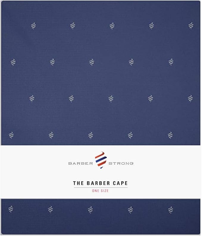 Barber Strong The Barber Cape Haircut Cover for Men, Hair Repelling and Static-Reducing Material, Water Resistant Fabric