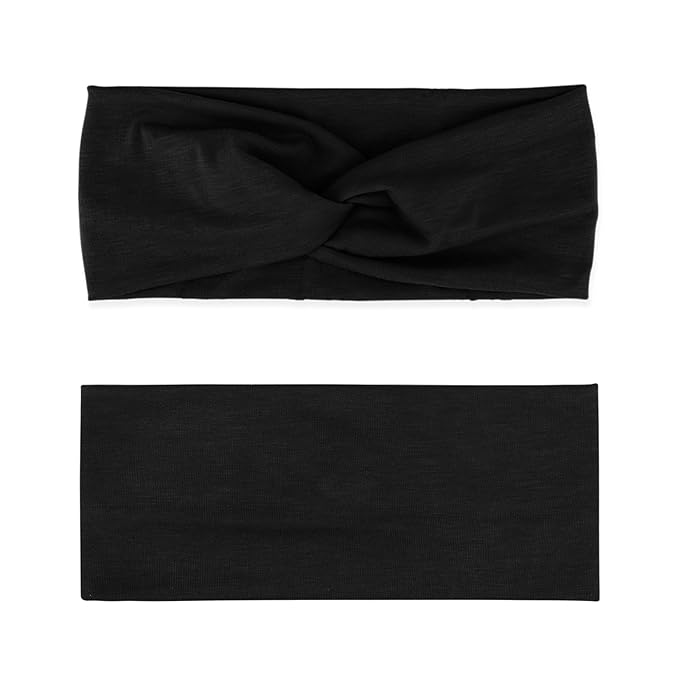 DRESHOW Headbands for Women Girls Vintage Headband Knotted Headwraps Criss Cross Hair Bands Accessories