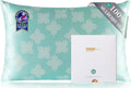 ZIMASILK 100% Pure Mulberry Silk Pillowcase for Hair and Skin Health, Soft and Smooth, Both Sides Premium Grade 6A Silk, 600 Thread Count, with Hidden Zipper, 1pc (Queen 20"x30", Mint Green)