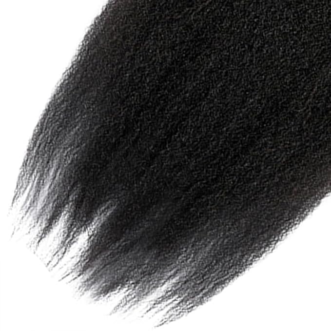 Yaki Straight Bundles Human Hair Color 1B Yaki Bundle Peruvian Virgin Remy Hair Same Length 3 Bundles 26 26 26 Inch Double Weft Natural Black Kinky Straight Bundle Hair Weave