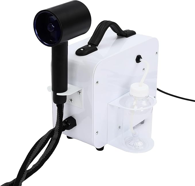 Nano Ionic Hair Steamer Machine with 1300W Fast Heat, 1-10 Adjustable Mist, 11.8oz Tank for Deep Conditioning Treatment at Home & Salon, Moisturizing Dry/Damaged Hair