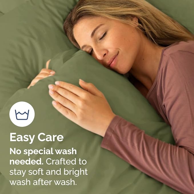Standard Pillow Cases Set of 10 - Ultra Soft Hotel Quality Pillowcase Covers - Comfy & Wrinkle Free - Shrink, Stain and Fade Resistant - Machine Washable Pillow Protectors - 10 Piece Set - Sage Green