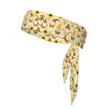 Men's Women Lovely Sports Sweatband Hair Decor for Sports Athletic Spa, Elastic Multipurpose Honey Bees Cute Gnome Sunflower Floral Head Ribbon Headwear