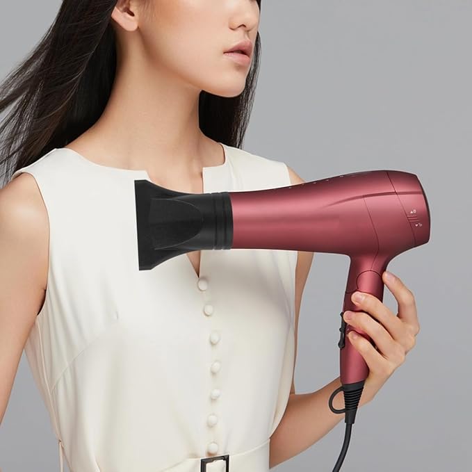 Baluue Universal Hair Dryer Diffuser Nozzle Attachment Plastic Concentrator Blow Dryer Nozzle for 1.77 Inch Diameter Styling Tool Ideal for Home and Salon Use