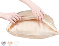 Anti Acne Pillowcase - King Size 36x20, Beige, Envelope Style - Oeko-TEX Certified - 75% Viscose Derived from Bamboo, 25% Modal for Smooth, Breathable, Moisture-Wicking Quality