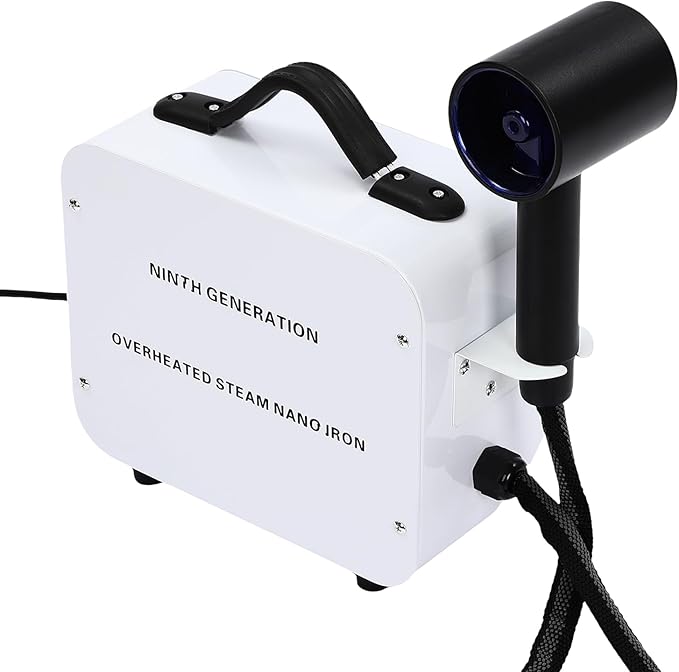 Nano Hair Steamer Machine, Multifunctional Nano Steamer with Adjustable Mist, Hair Salon Steamer Gun, 1300W Professional Nano Spray Vaporizer with 11.83oz Tank for Home Salon Pets & Skin Care