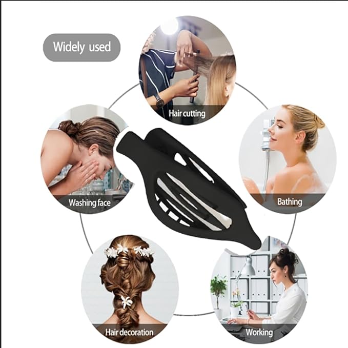 4 PCS Flat Hair Clips for Women – Large Matte No-Slip Claw Barrettes，duckbill hair clips for women for Thick or Thin Hair, Lay Down Women's and Girls' Hair Accessories