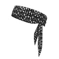 Men's Women Halloween Goth Gothic Raven Crow Skull Sun Moon Tattoos Sports Sweatband Boho Style Lovely Head Ribbon Headdress for Yoga Athletic Spa