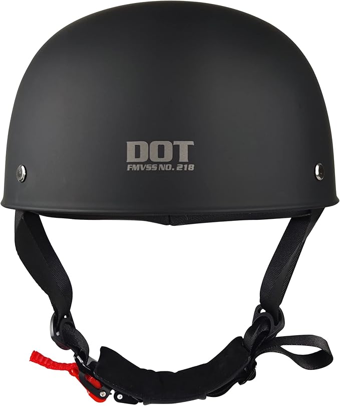 Baseball Motorcycle Helmet - Half Helmet Motorcycle Men Women for Bike Cruiser Chopper Moped Scooter with Gloves and Masks, Dot Approve