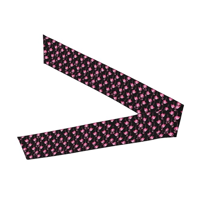 Boys Girls Lovely Animal Pink Flamingo Sports Sweat Bands Boho Style Novelty Head Band Headdress for Sports Workout Shower