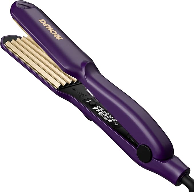 Crimping Iron Hair Crimper for Hair DSHOW Hair Volumizing Crimper with Titanium Ceramic Plates Styling Tools for Women Girls