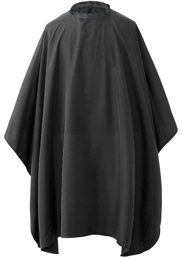 Professional Hair Cutting Cape with Adjustable Snap Closure, Salon Barber Cape,Waterproof Hairdressing Salon Cape - 47" x 55"