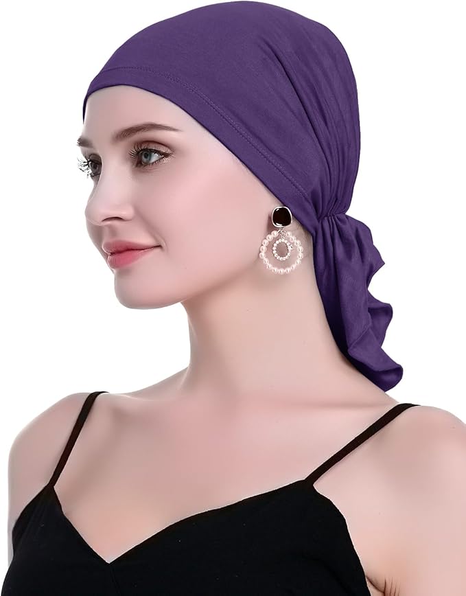 osvyo Chemo Headscarf for Women Hair Loss - Cancer Slip On Headwear Turbans Sealed Packaging