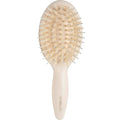 The Hair Edit Mini Finish & Shine Boar Bristle Brush, Travel Size Detangling Hairbrush for Smooth, Shiny Hair, Tames Flyaways, Boosts Shine & Distributes Natural Oils, Ideal for Dry Hair