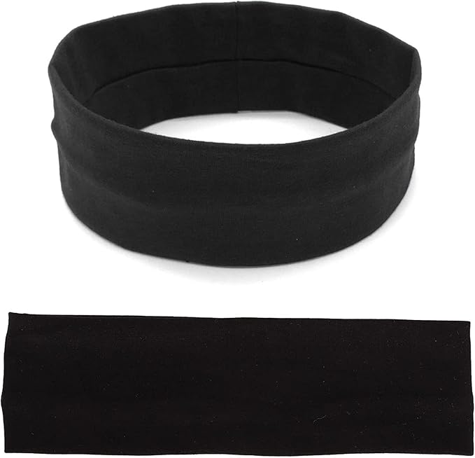 Yoga Headbands for Women, Non Slip Elastic Sweat Hairbands, Solid Color Head Accessories Headscarves Hair Hoop, Sweat-Absorbing Hairbands for Sports, Fitness, Running