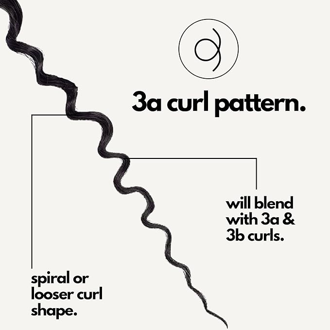 Irresistible Me 3A Curls Real Human Hair Extensions Clip Ins – 100% Human Hair Clip In Extensions for Length & Volume – Invisible Extension – Heat Resistant & Dyeable –Natural Black, 20 Inches