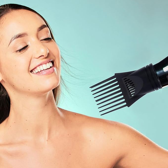 Unomor 5Pcs Hair Dryer Comb Attachment Professional Hair Styling Nozzles Concentrator Blow Dryer Accessories for Salon and Home Use