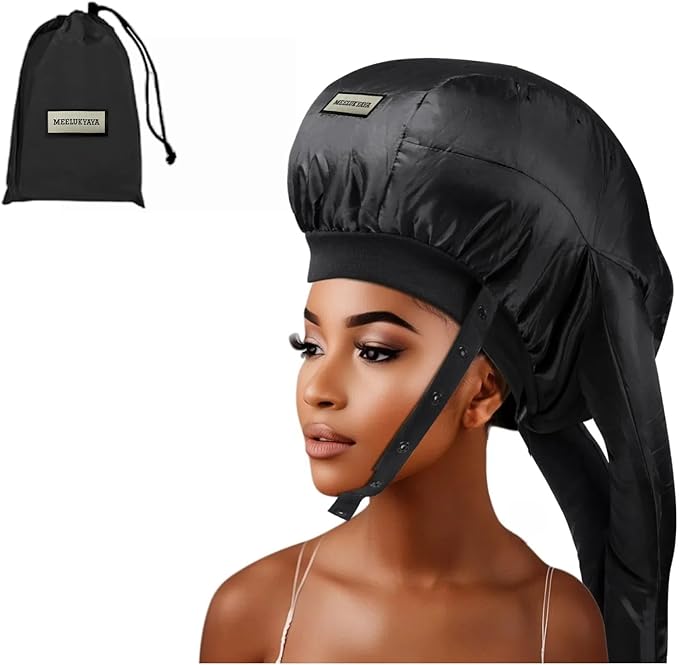 Bonnet Hair Dryer for Curly Hair,Upgraded Double Tubes Even Heat Distribution,Hairstyling Dryer Cap for Women,Diffuser Cap for Curls Hair Portable, Deep Conditioning for All Hairstyles at Home(size M)
