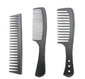 3 PCS Carbon Fiber Anti Static Comb, Heat Resistant Comb-Fine and Wide Tooth Hair Comb for Men and Women, Professional for Hair Stylist
