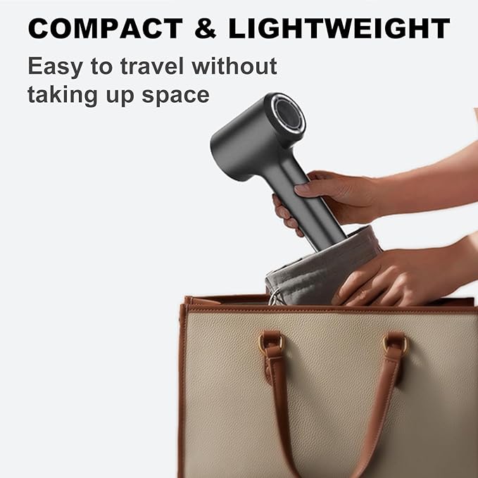 ZPP Hair Dryer, Professional High-Speed Ionic Blow Dryer, 110000 RPM Brushless Motor High Speed Motor for Fast Drying Low Noise Thermo-Control Hairdryer for Travel Women Men