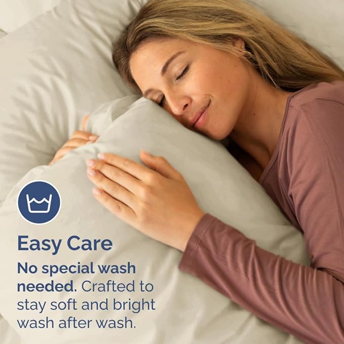 Standard Pillow Cases - 4 Pack - Super Soft Pillowcase Covers - Envelope Enclosure - Hotel Quality Pillow Protectors - Wrinkle Free, Shrink and Stain Resistant - Machine Washable - 20" x 26" (Wheat)