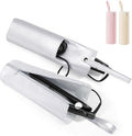 BUBM Hot Iron Holder & Mat, Heat Resistant Hair Tools Travel Bag Portable Organizer Cover Pouch for Curling Irons, Flat Irons, Hair Straightener and Styling (Silver)