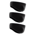 Ear Warmers for Men and Women & Ear Warmers for Cold Weather Headband (Black + Black + Black, One Size)