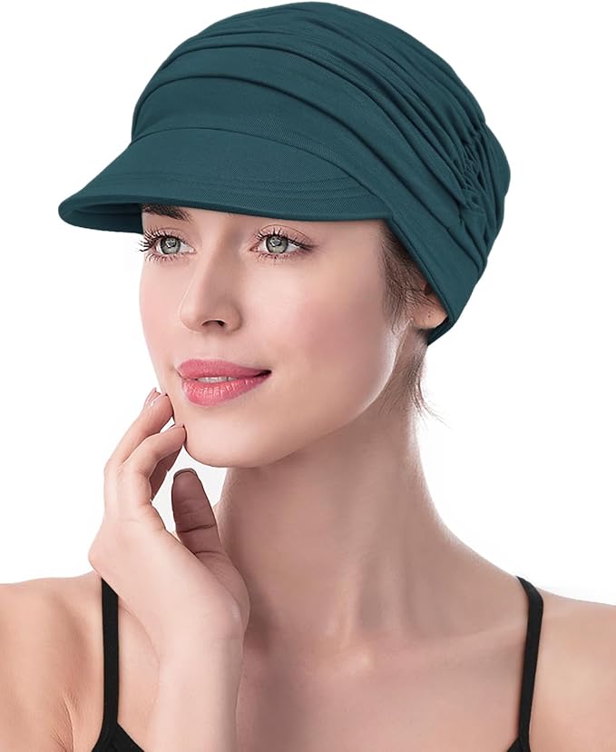 Soft Bamboo Baseball Cap for Chemo Women