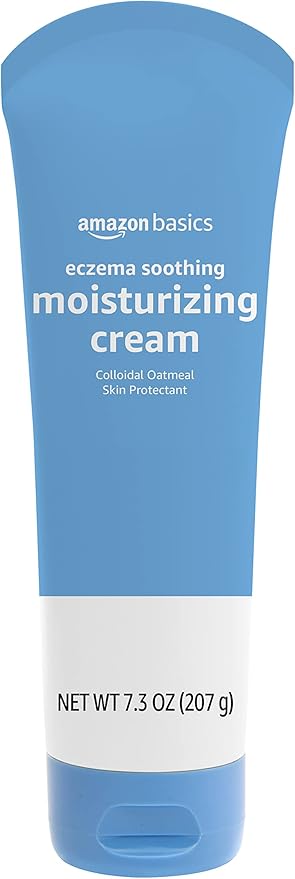 Amazon Basics Eczema Soothing Moisturizing Cream with Colloidal Oatmeal, 7.3 ounce (Pack of 1) (Previously Solimo)