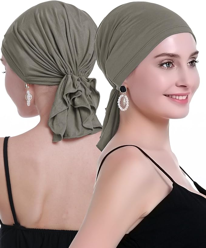 osvyo Chemo Headscarf for Women Hair Loss - Cancer Slip On Headwear Turbans Sealed Packaging