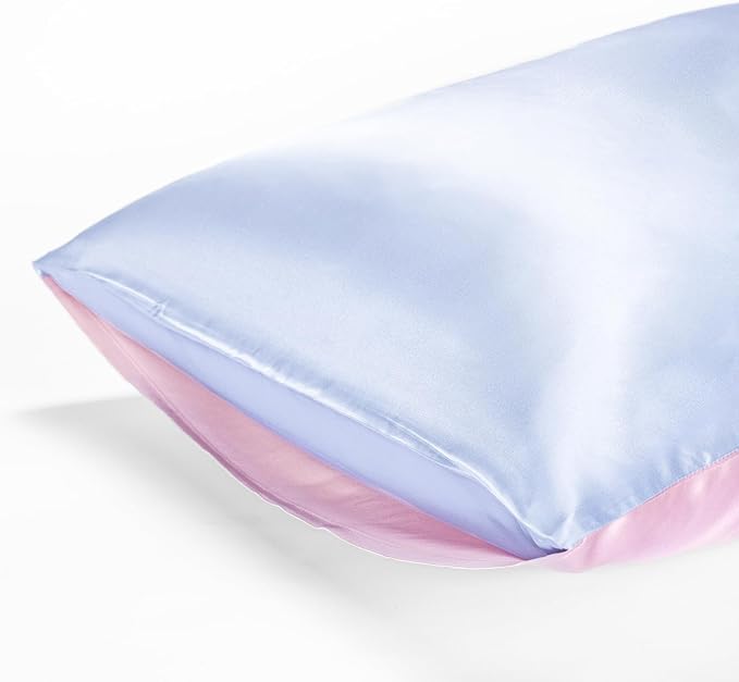 Oriental Lakeside® 100% Pure 22 Momme Mulberry Silk Pillowcase with Envelope Closure - Nighttime Skincare & Hair Care Hydrating Pillow Cover