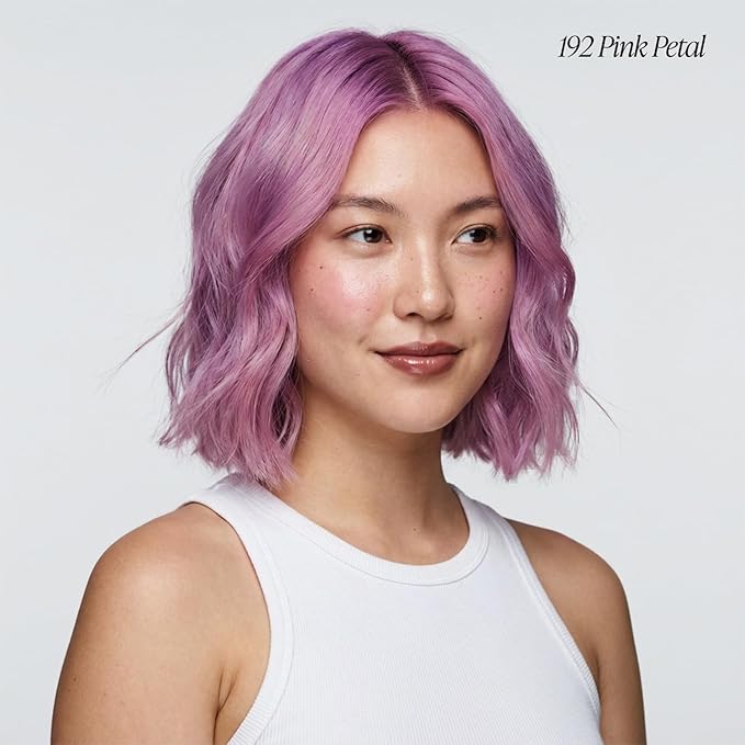 Adore Semi Permanent Hair Color (192 Pink Petal) | Vegan & Cruelty-Free Pink Hair Dye | No Ammonia, No Peroxide, No Alcohol | 4 Fl Oz Each (Pack of 2)
