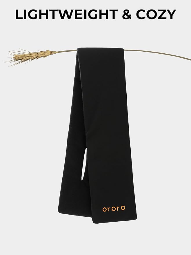 ORORO Heated Scarf, Up to 12 Hours of Warmth, Heated Neck Warmer with Rechargeable Battery