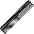 Giorgio G16 Fine Tooth and Wide Tooth Detangler Comb - Hair Comb for Men and for Women - Ideal as a Hair Styling Barber Comb and Detangler - Saw Cut and Handmade (Black Graphite)