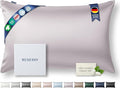Premium Silk Pillowcase 100% Organic Mulberry Silk, 22 Momme, Grade 6A - Oeko-Tex Certified in Germany - Luxury for Hair & Skin, 1 Piece (Standard Size 20x26 Inches, Pale Lavender)