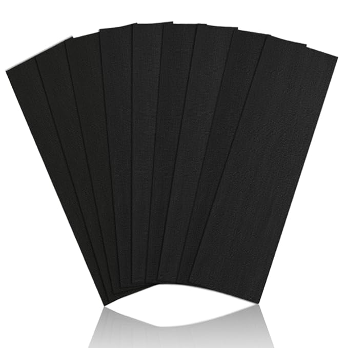 9PCS Headbands for Women and Men Stretchy Headband Soft Hair Band Fashion Head Bands for Women's Hair Workout Yoga Running Unisex Accessories Black