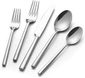 Alata Potter 20-Piece Forged Silverware Set Stainless Steel Flatware Set Cutlery Set,Service for 4,Mirror Finish,Dishwasher Safe