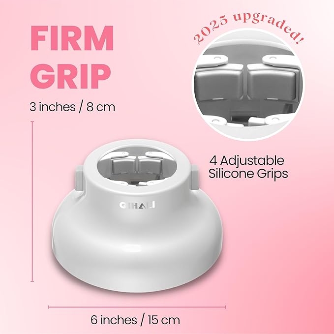 Universal Hair Diffuser “Super Sturdy” 1.7 Inch to 2.6 Inch for Natural Curly and Wavy Hair, Hair Dryer Attachment (White)