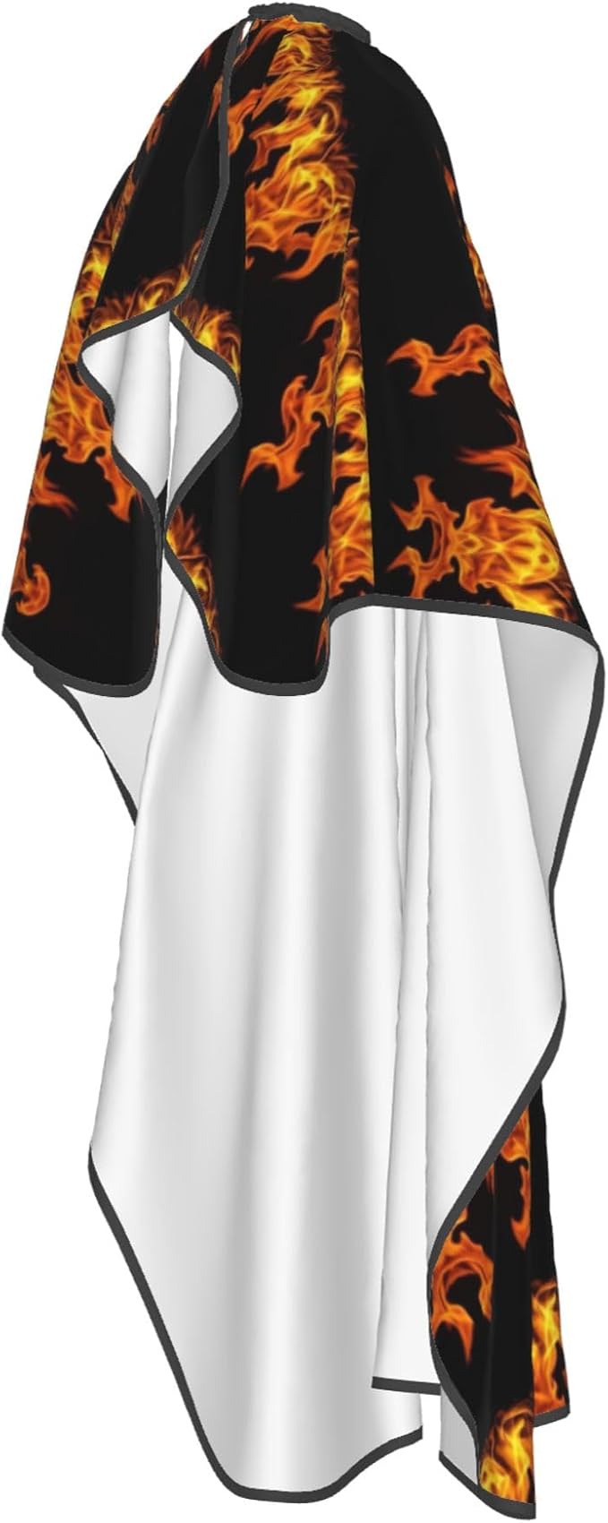 Salon Cape Fire Hair Cutting Cloak, Extra Long Professional Hair Cutting Apron for Hair Cutting, Haircut Tools
