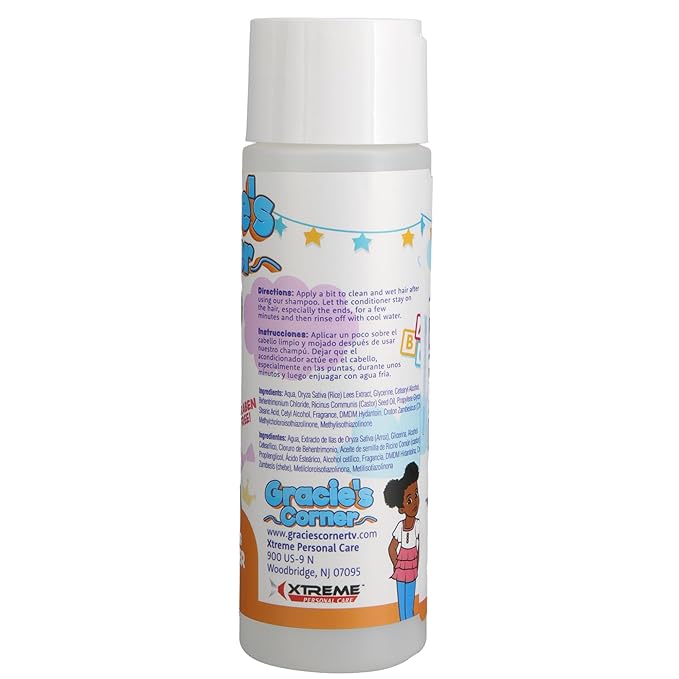 Gracie's Corner Rice Water Detangling Conditioner With Chebe 8oz