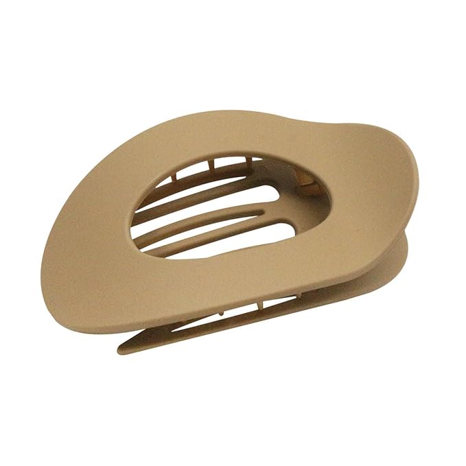 Flat Hair Clips for Women - 4 Pack Matte Lay Flat Claw Clips, Non-Slip Strong Hold Duckbill Clips for Thick/Thin Hair, Neutral Color Hair Accessories for Daily Styling
