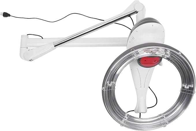 950W Wall Mount Hair Treatment Machine,Orbiting Rotating Hair Processor for Salon Home Use,Time Adjustable,Professional Hair Care for Spa Family (Grey)