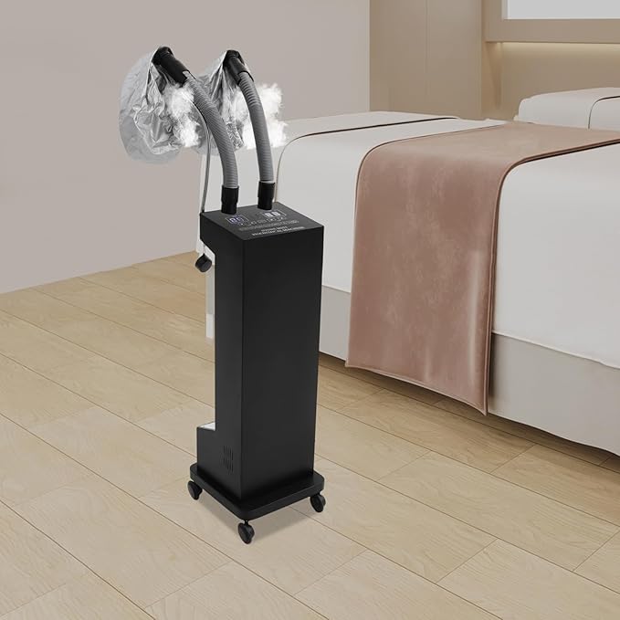 650W Hair Steamer Machine, Professional Hair Color Processor w/ 5 Specialized Modes, Adjustable Multifunctional Treatment-Heated Micro Mist Steamer for Home Salon Spa