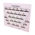 Extension Holder - Wig Sectioning Display Plates, Secure Clip Design, Clip-In Wig Grafting Plate, Time Saving Acrylic Hair Separator Board | Professional Grafting Plate for Hairpieces Home Salon Appl