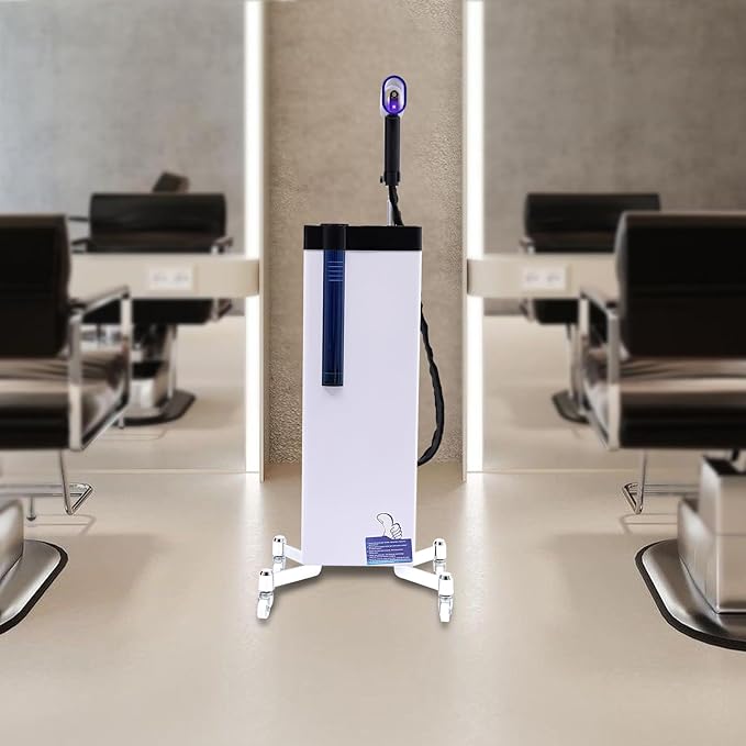 3 in 1 Hair Steamer, Salon Nano Steamer for Deep Conditioning, with Digital Touch Panel Rolling Base, for Hair Texture or Repair, Replenish nutrients, 1300w