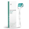 Derma Roller Microneedle, Titanium 192 Micro Needle Dermal Roller Face Beard Home Use (Crystal Blue)
