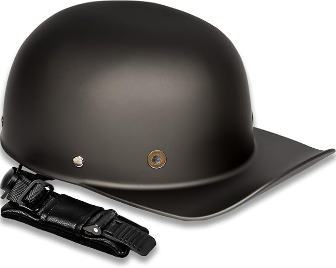 Baseball Style Cap Retro Motorcycle Helmet Unisex-Adult - DOT Approved